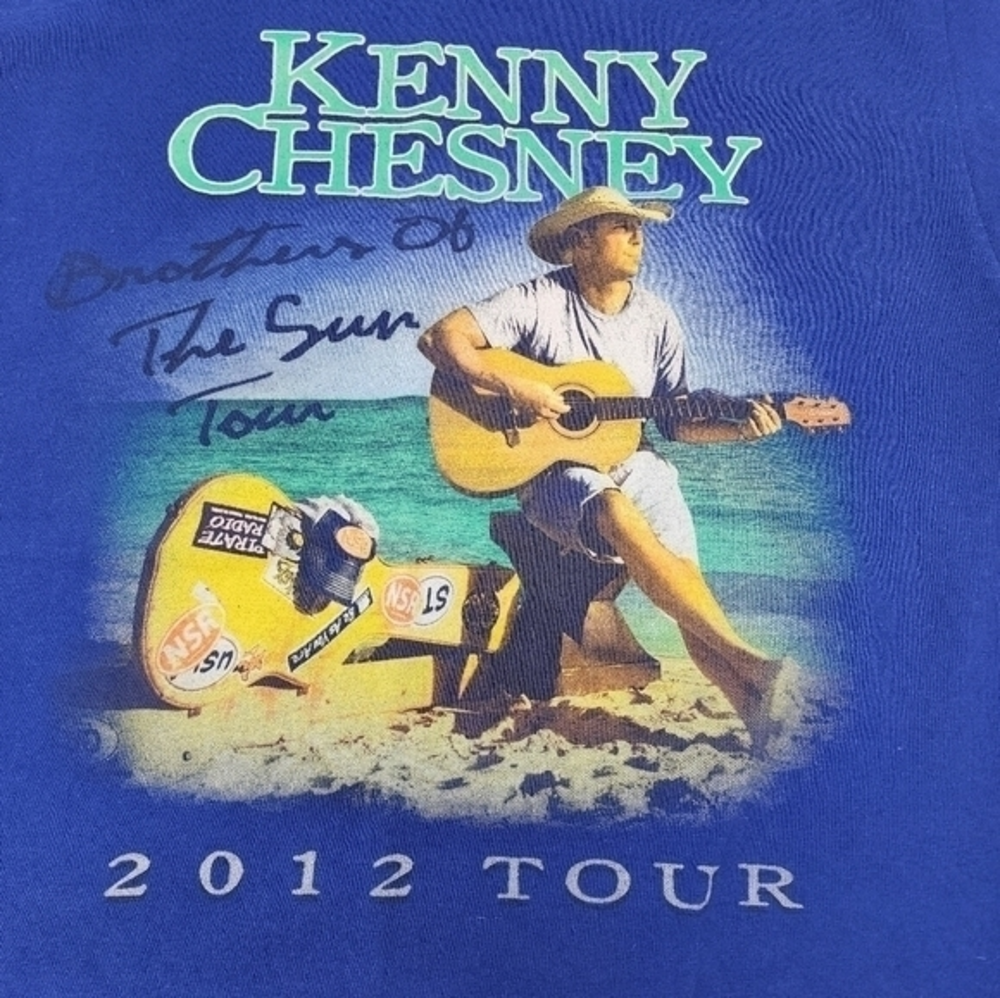 Official Kenny Chesney Brothers Of The Sun 2012 Tour Concert‎ Shirt Small